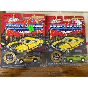 Johnny Lightning Muscle Cars USA 1969 Eliminator Diecast Car 2 Pack‎